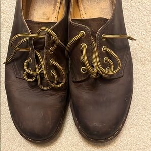 Dr. Martens Classic Brown Leather Men's Shoes